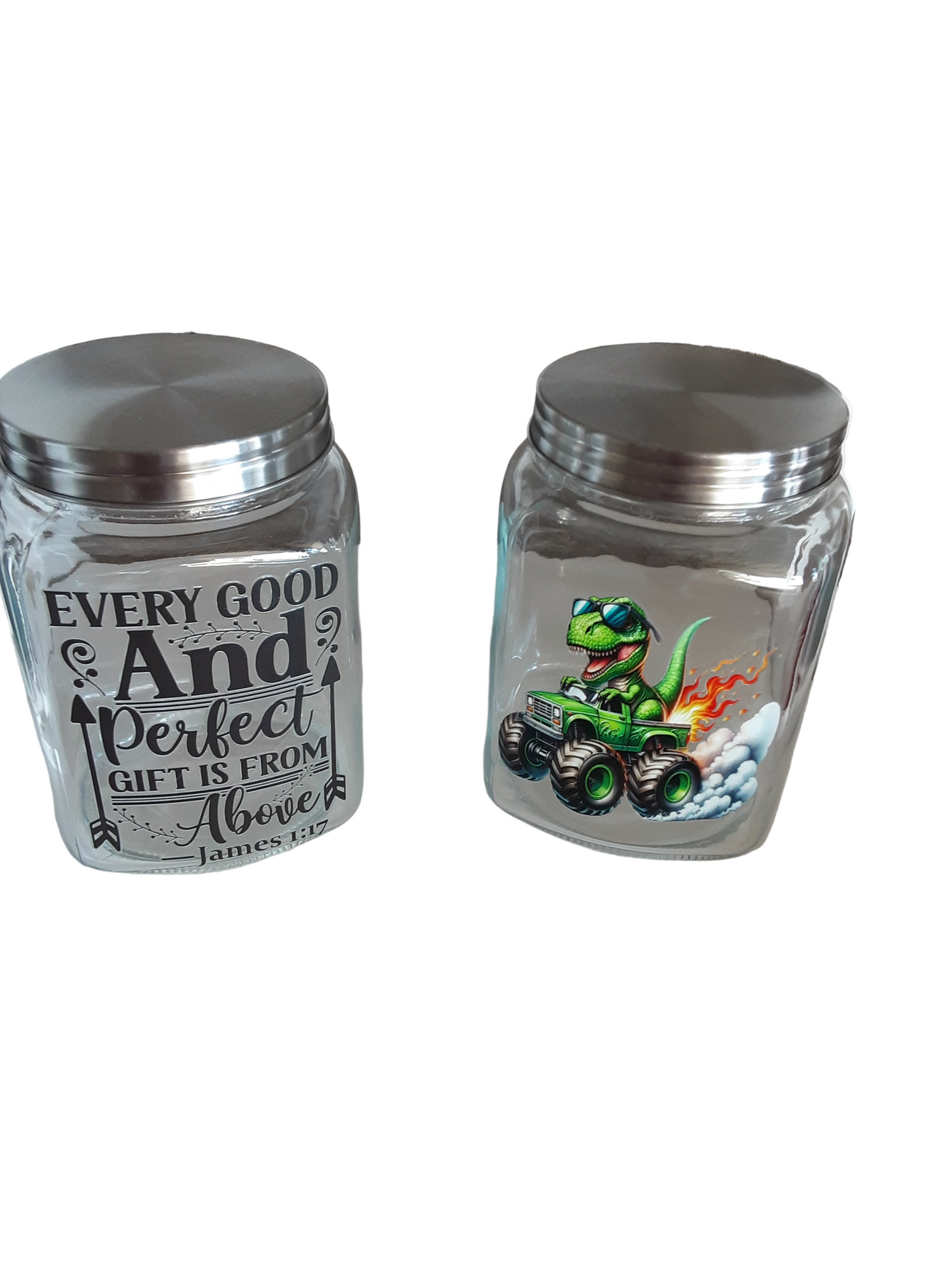 Hand Decorated Medium Jars