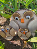 Wooden Owls Set