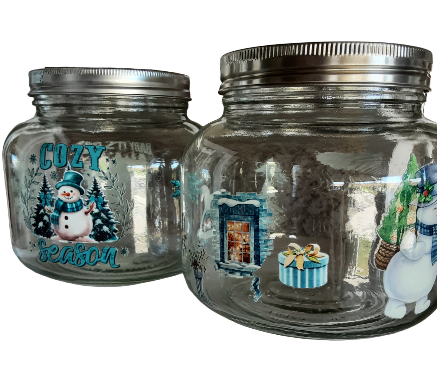 Large Holiday Jars