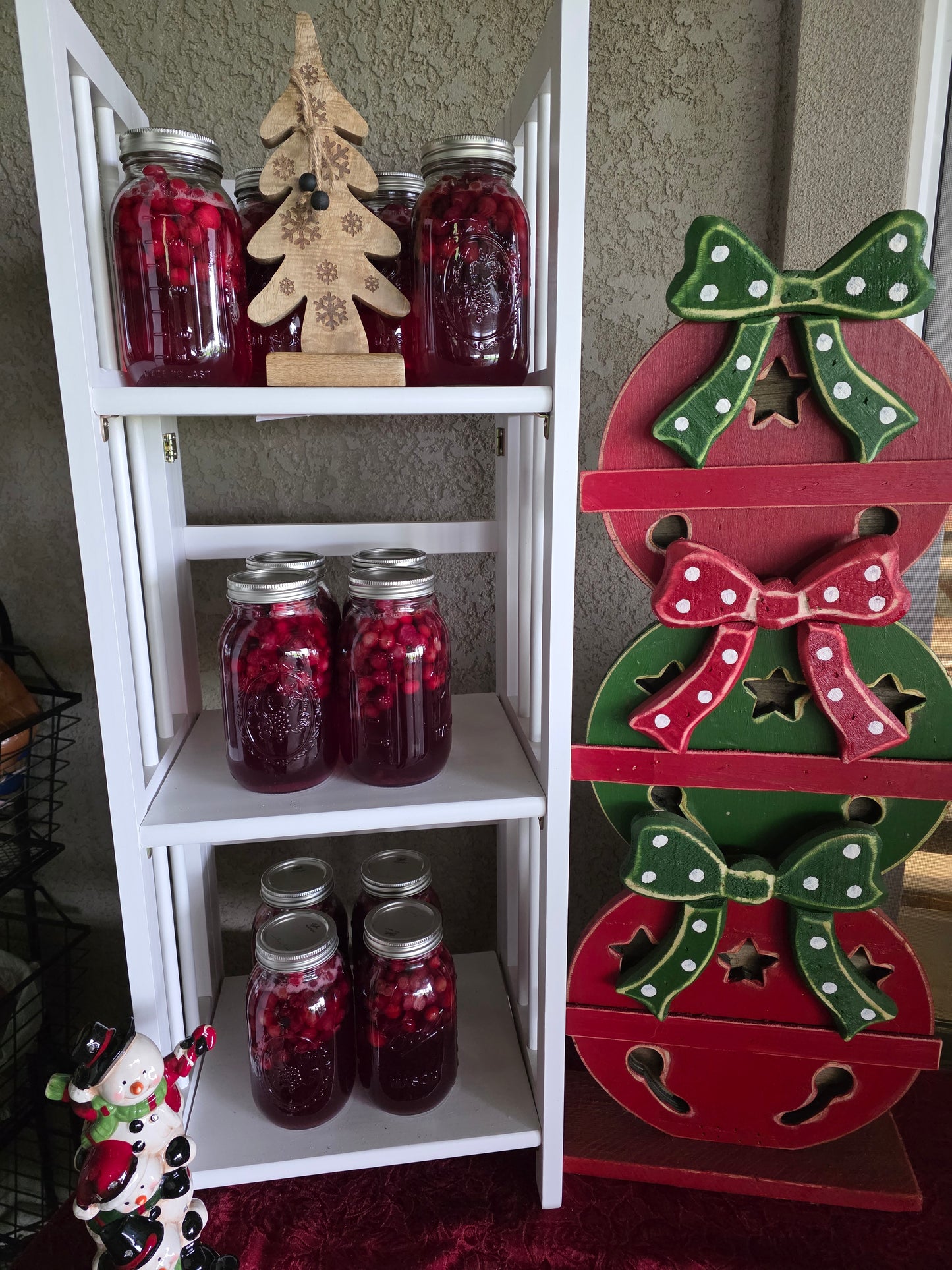 Canning - Cranberry Juice - 3 Quart size Jars per Set.